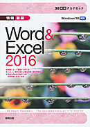 30時間アカデミック情報基礎　Word & Excel2016